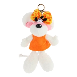 Diddl - Porte-clés Diddlina en robe orange 15 cm