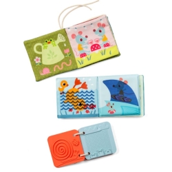 Set de naissance - 3 livres sensoriels jardin