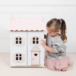 Maison de poupées Rose coeur