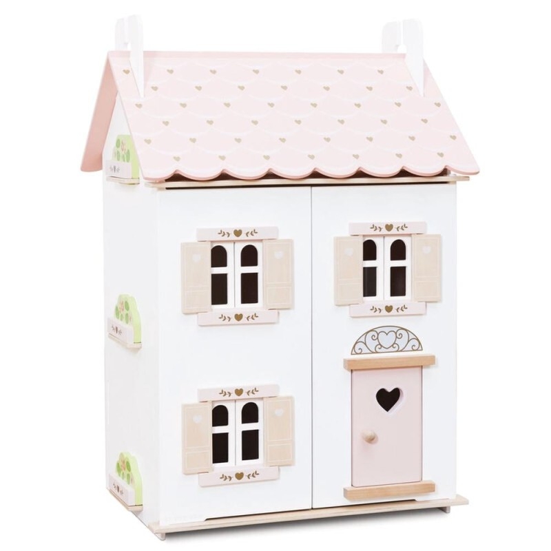 Maison de poupées Rose coeur