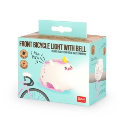 Phare avant pour vélo avec sonnette - Licorne