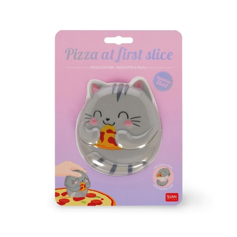 Roulette à pizza Chat