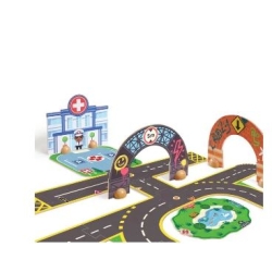 Crazy motors - Puzzle géant ville