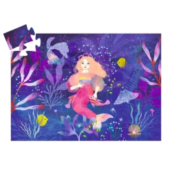 Puzzle silhouette 36 pièces - Ella la sirène