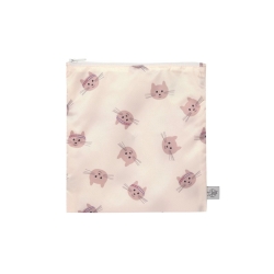 Lot de 2 pochettes pour snack - Tiny Team chat