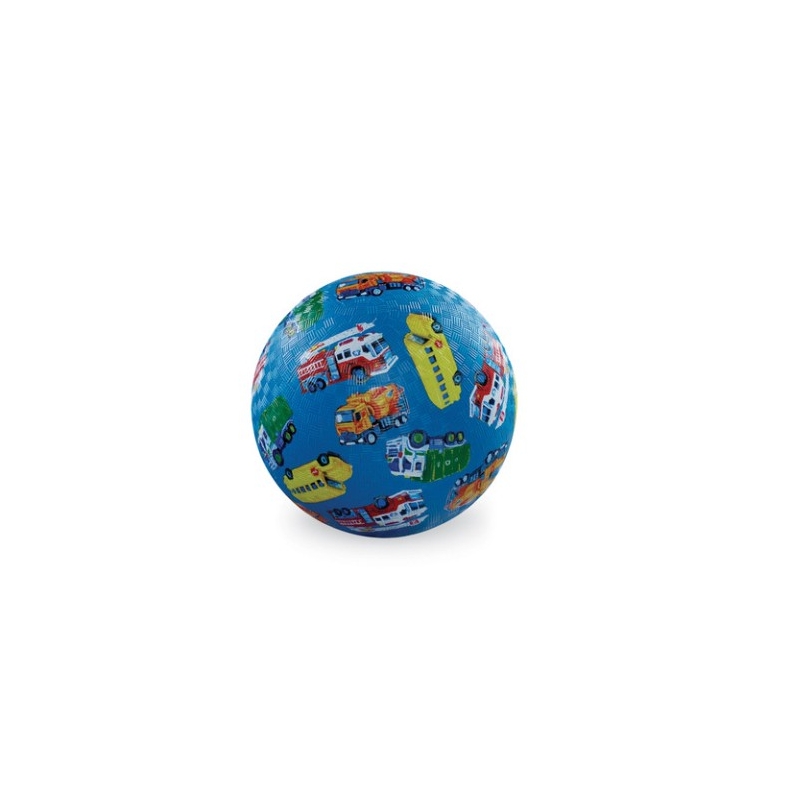 Crocodile Creek- Ballon Véhicules de ville 13cm