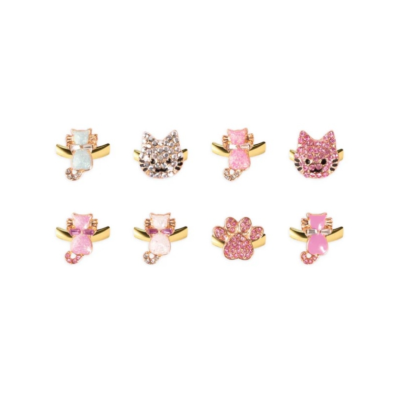 Bague toupie chat