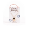 Collier médaillon coeur pierre de naissance