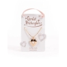 Collier médaillon coeur pierre de naissance