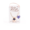 Collier médaillon coeur pierre de naissance