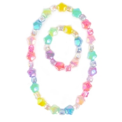 Collier et bracelet - Etoiles Arc-en-ciel