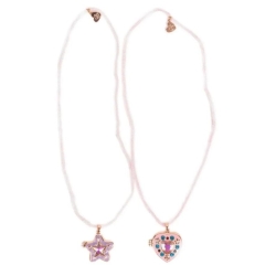Collier à médaillon - Joyau étoile ou coeur