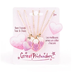 Colliers Best Friends à partager - Coeur à trois