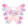 Mini pinces papillon irisées