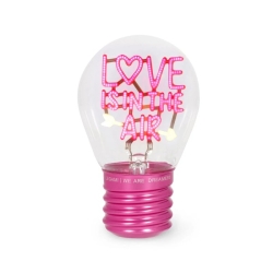 PROMO Lampe en forme d'ampoule - Love is in the air