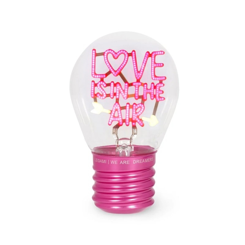 PROMO Lampe en forme d'ampoule - Love is in the air