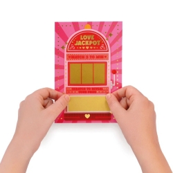 Carte de saint-valentin à gratter