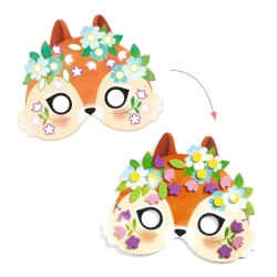 Masques mosaïque - Animaux de la forêt