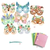 Masques mosaïque - Animaux de la forêt