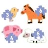 Puzzle primo 4-6-9 pièces - A la ferme