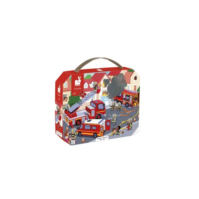 Puzzle 24 pièces - Pompiers