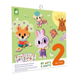 Stickers repositionnables 18 mois - Le jardin