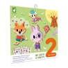 Stickers repositionnables 18 mois - Le jardin