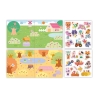 Stickers repositionnables 18 mois - Le jardin