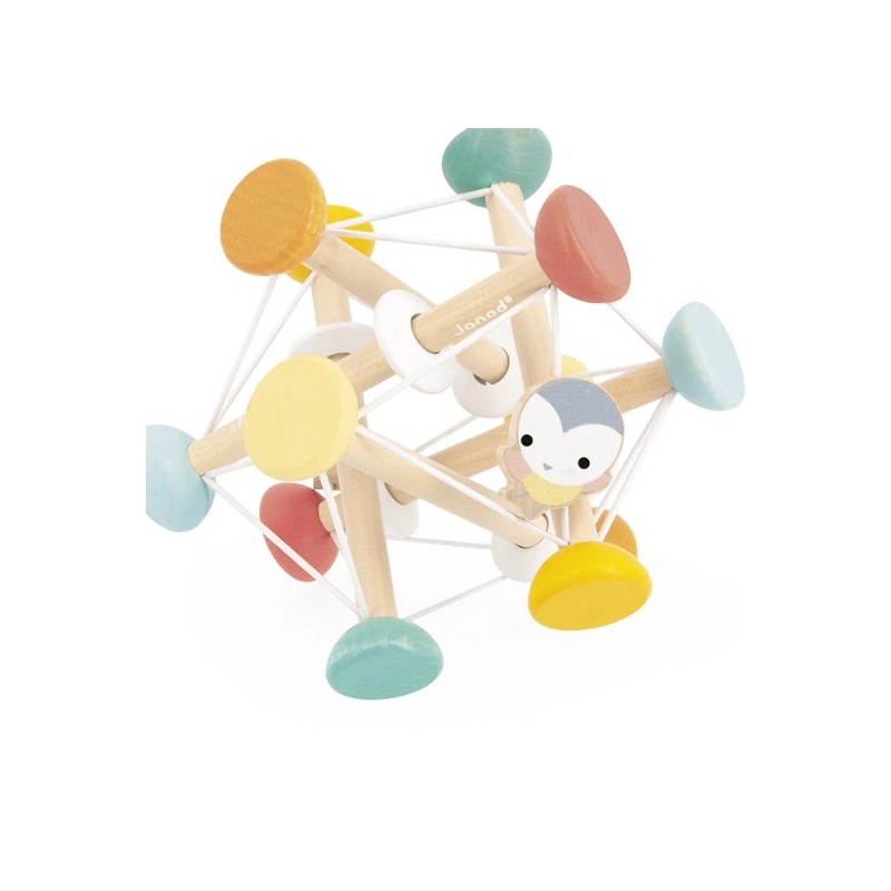 Balle sensorielle en bois