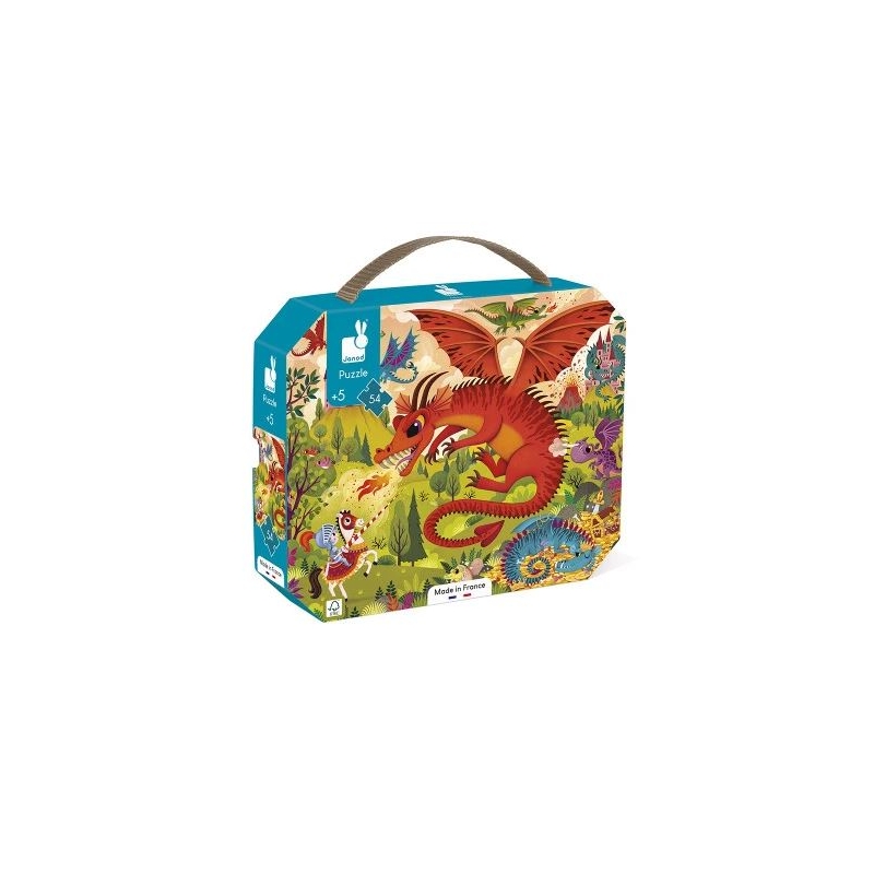 Puzzle 54 pièces - Royaume des dragons