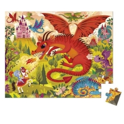 Puzzle 54 pièces - Royaume des dragons