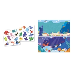 Stickers repositionnables 18 mois - La mer