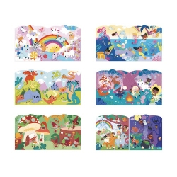 Cahier de 70 stickers - Pays magiques