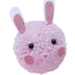 Les ateliers déco - 2 petits animaux pompons à créer