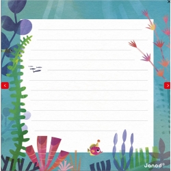 Carte postale puzzle  - Anniversaire poulpe
