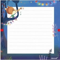 Carte postale puzzle  - Anniversaire foret