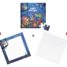 Carte postale puzzle  - Anniversaire foret