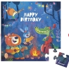 Carte postale puzzle  - Anniversaire foret