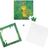 Carte postale puzzle  - Dino