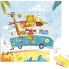 Carte postale puzzle  - Road trip