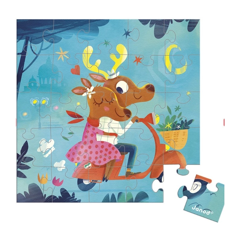 Carte postale puzzle  - Amour dolce vita