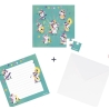 Carte postale puzzle  - Licornes en fête