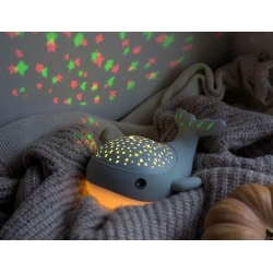 Veilleuse et projecteur d'étoile Willy Whale
