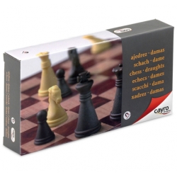 Mini jeu d'échecs et de dames magnétique