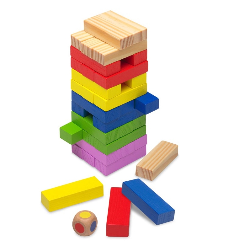 Mini jenga en boite métallique