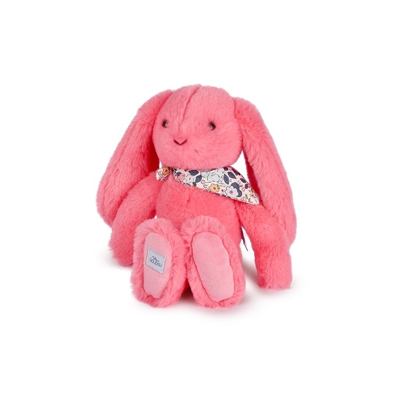 Lapin Fleurette - Corail 25 cm