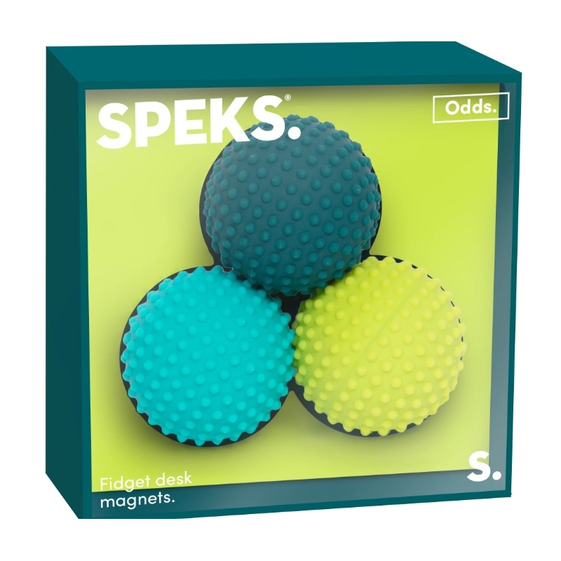 Speks - Balles Aimantées en silicone vertes