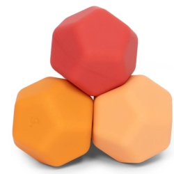 Speks - Balles Aimantées en silicone oranges
