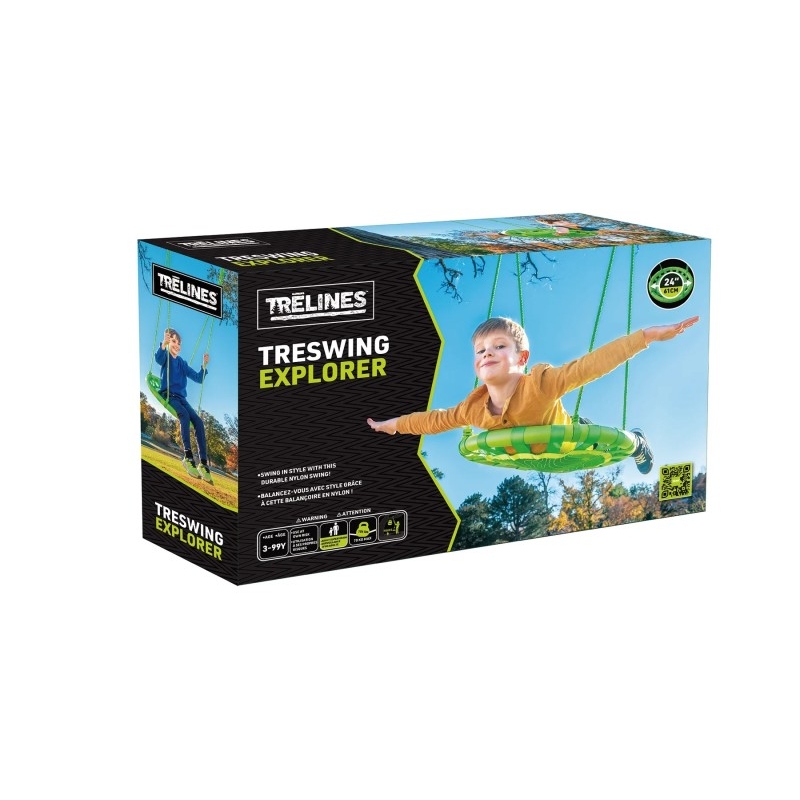 Trelines - Balançoire verte en nylon