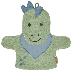 Gant de toilette marionnette dino Rexi
